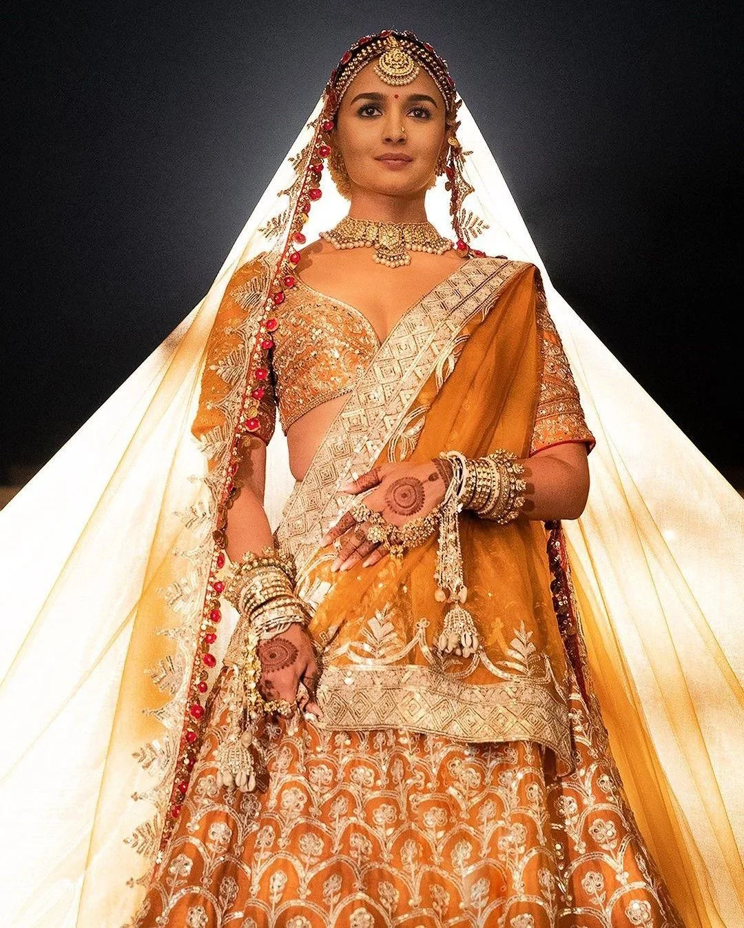 Arpita mehta’s latest collection in “toasted orange” - image 1